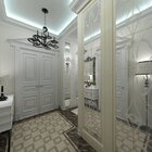 Парящий натяжной потолок в прихожей