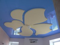 Резной потолок в детской комнате