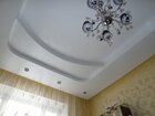 Сатиновый потолок в кабинете